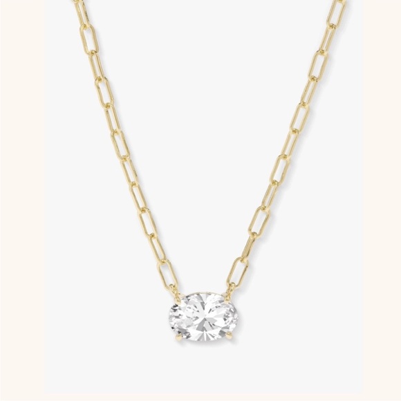 NWT Melinda Maria Gold “Baby Hello Gorgeous Necklace” - Picture 7 of 7